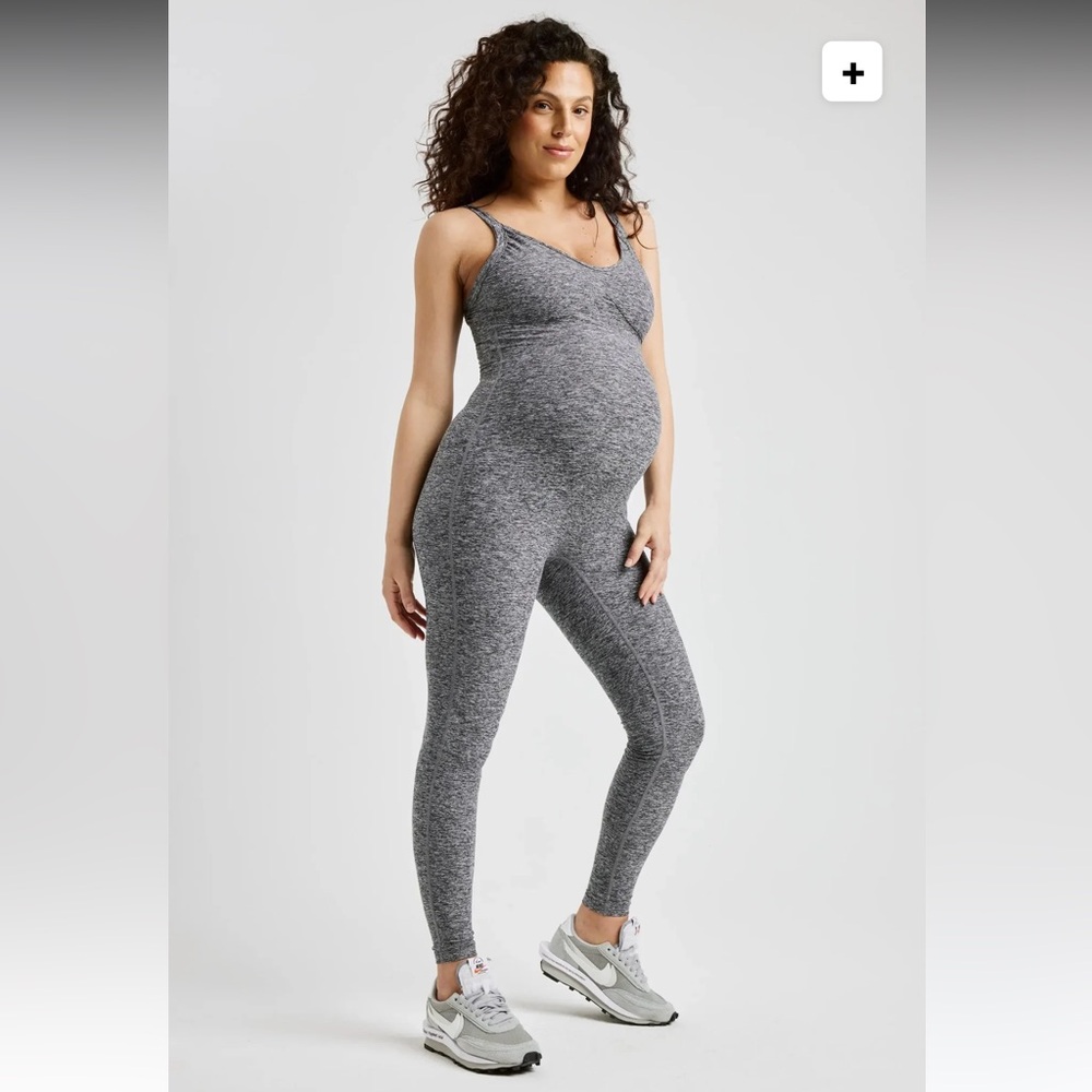 Year of Ours Gray Maternity Jumpsuit